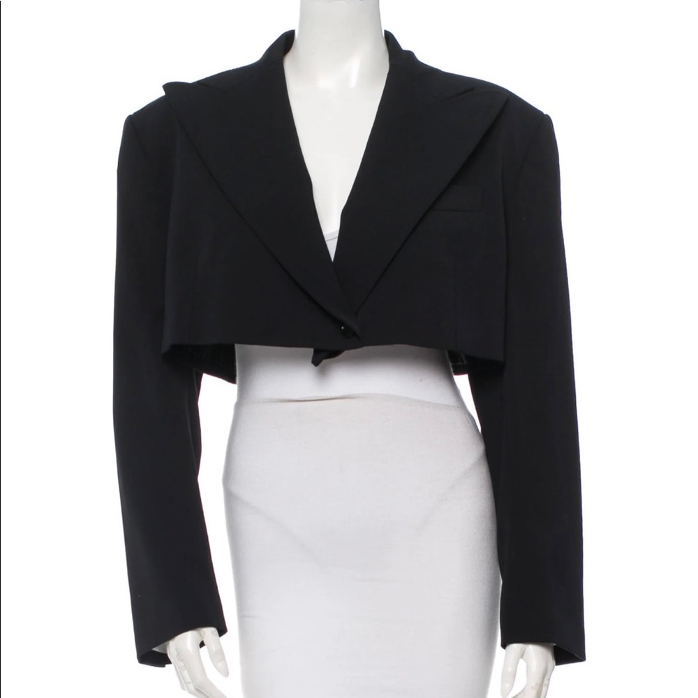 Dolce and Gabbana cropped blazer jacket
